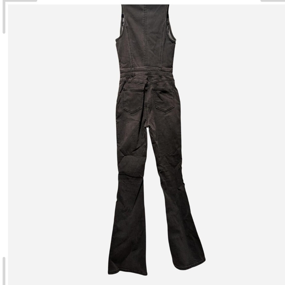 Pre-owned VENUS Charcoal Zippered Jumpsuit - Picture 2 of 8